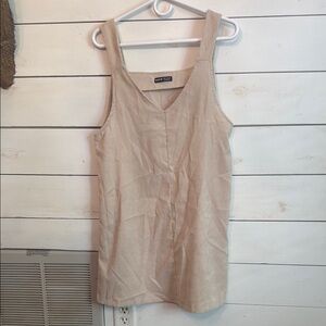 Tan Sleeveless Dress